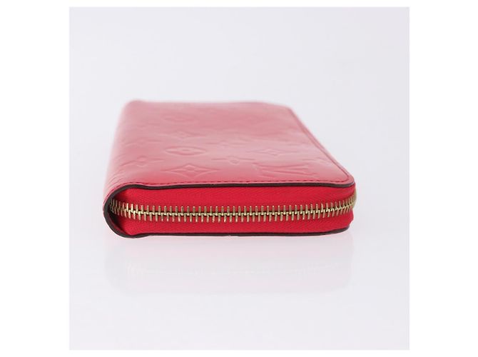 LOUIS VUITTON Monogram Vernis Zippy Long Wallet Pink M93058 LV Auth 196066V Rosa - vista 3