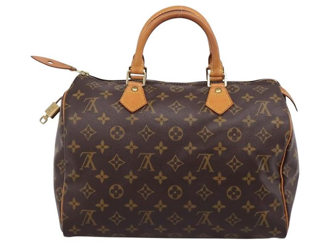 LOUIS VUITTON Monogram Speedy 30 Hand Bag M41526 LV Auth 197723V Monograma - vista 2