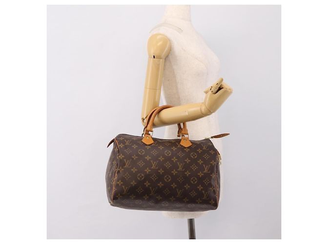 LOUIS VUITTON Monogram Speedy 30 Hand Bag M41526 LV Auth 197723V Monograma - vista 22
