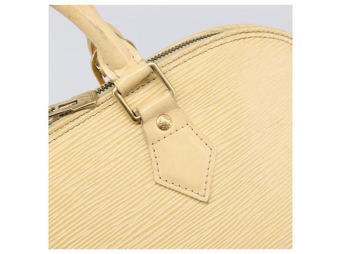 Borsa a mano LOUIS VUITTON Epi Alma Vanilla M5214A LV Auth 196188 - vista 17