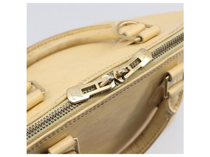 Borsa a mano LOUIS VUITTON Epi Alma Vanilla M5214A LV Auth 196188 - vista 18