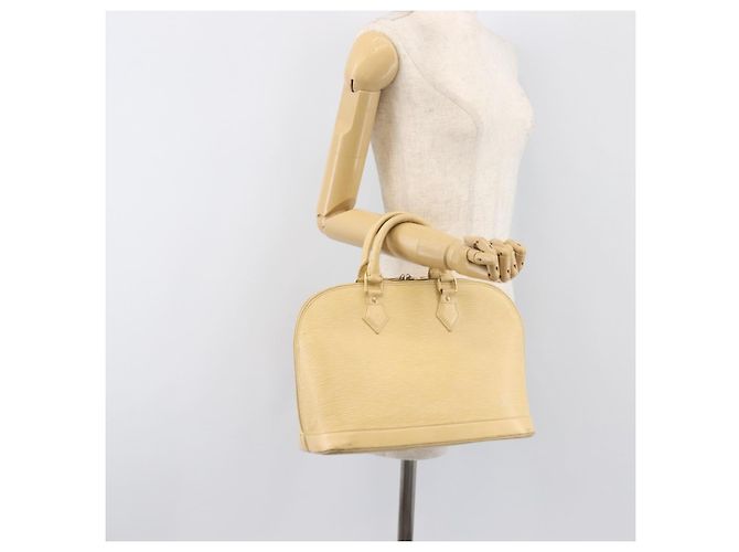 Borsa a mano LOUIS VUITTON Epi Alma Vanilla M5214A LV Auth 196188 - vista 22