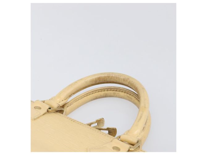 Borsa a mano LOUIS VUITTON Epi Alma Vanilla M5214A LV Auth 196188 - vista 8