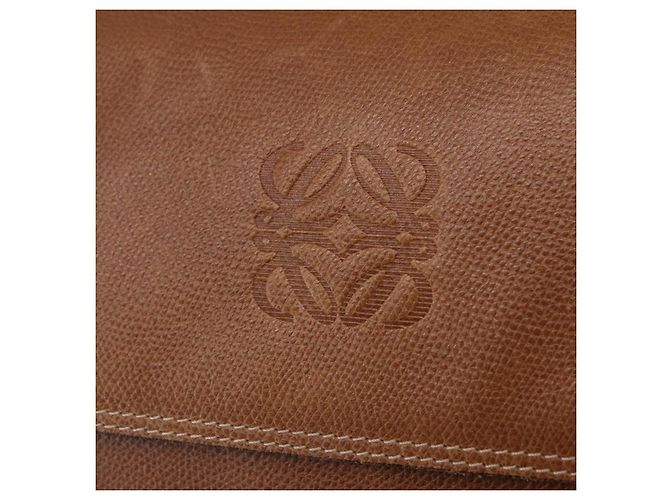 Borsa a mano LOEWE in pelle 2way marrone oro autentica 197164 D'oro - vista 18