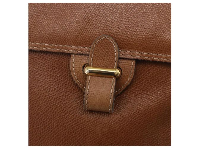 Borsa a mano LOEWE in pelle 2way marrone oro autentica 197164 D'oro - vista 20