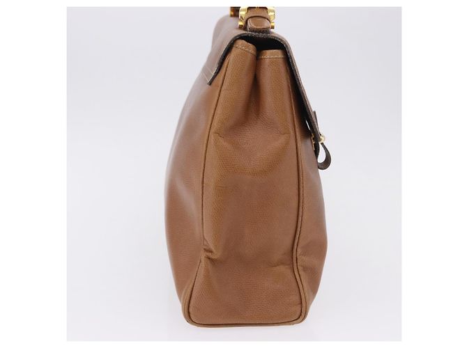 Borsa a mano LOEWE in pelle 2way marrone oro autentica 197164 D'oro - vista 4