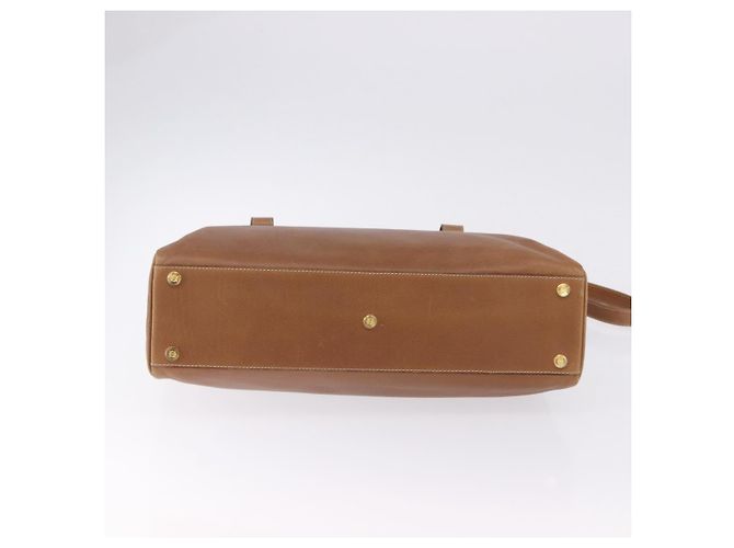 Borsa a mano LOEWE in pelle 2way marrone oro autentica 197164 D'oro - vista 5