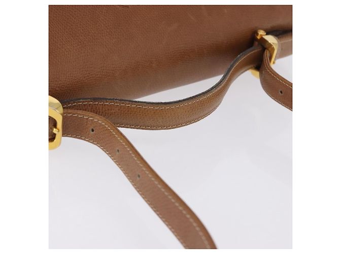 Borsa a mano LOEWE in pelle 2way marrone oro autentica 197164 D'oro - vista 7