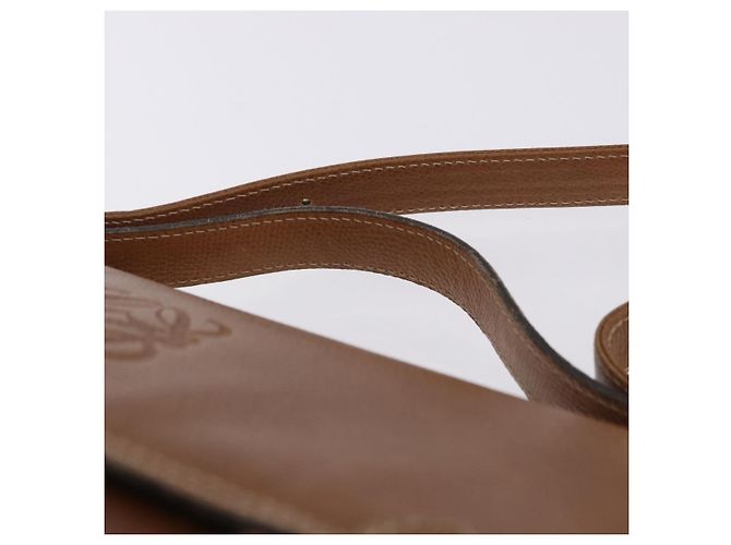 Borsa a mano LOEWE in pelle 2way marrone oro autentica 197164 D'oro - vista 8