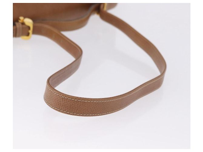 Borsa a mano LOEWE in pelle 2way marrone oro autentica 197164 D'oro - vista 9