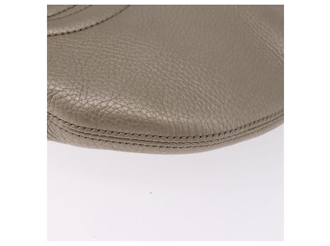 Borsa a tracolla GUCCI Soho in pelle Beige Gold 308361 Auth ka5848V D'oro - vista 14