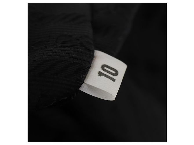 Zaino PRADA Nylon Black Silver Auth mr2851 Nero Argento - vista 12