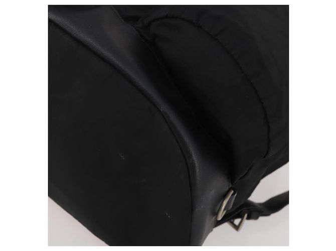 Zaino PRADA Nylon Black Silver Auth mr2851 Nero Argento - vista 16