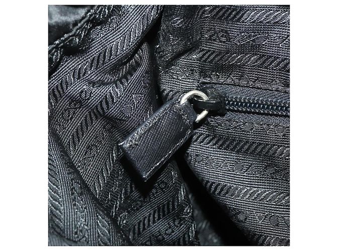 Zaino PRADA Nylon Black Silver Auth mr2851 Nero Argento - vista 26
