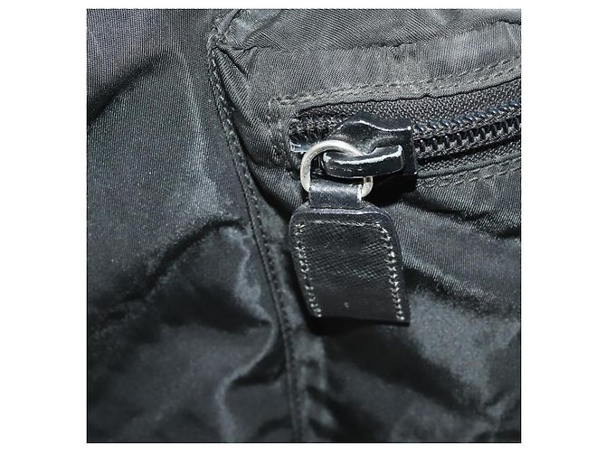 Zaino PRADA Nylon Black Silver Auth mr2851 Nero Argento - vista 28