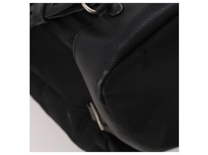 Zaino PRADA Nylon Black Silver Auth mr2851 Nero Argento - vista 9