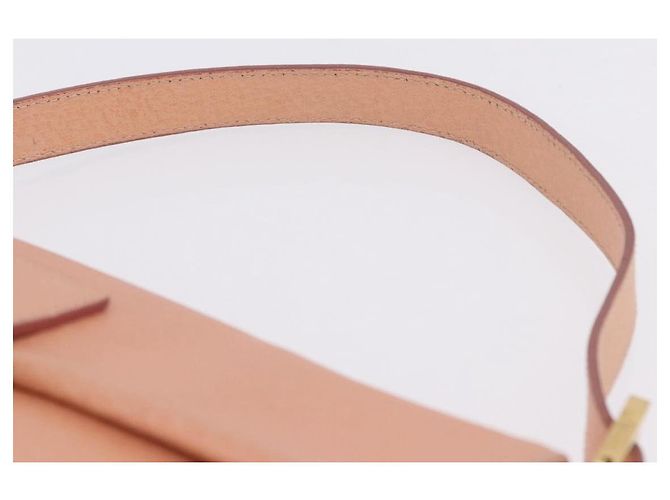 Borsa a tracolla FENDI Mamma Baguette in pelle rosa e oro Auth yk20830SAM - vista 14