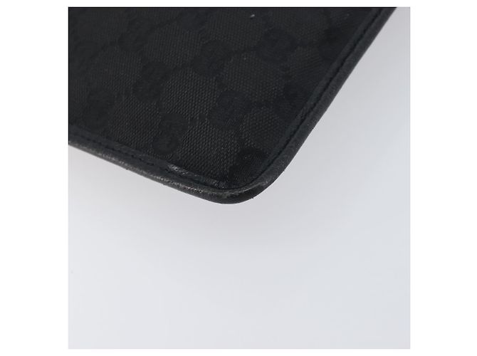 Borsa a tracolla GUCCI GG Canvas Nero Argento 27639 Auth mr2854 - vista 14