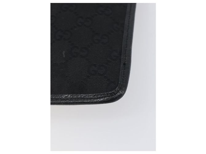 Borsa a tracolla GUCCI GG Canvas Nero Argento 27639 Auth mr2854 - vista 15