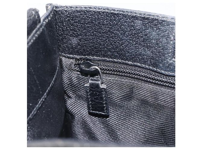 Borsa a tracolla GUCCI GG Canvas Nero Argento 27639 Auth mr2854 - vista 21