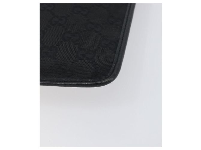Borsa a tracolla GUCCI GG Canvas Nero Argento 27639 Auth mr2854 - vista 9