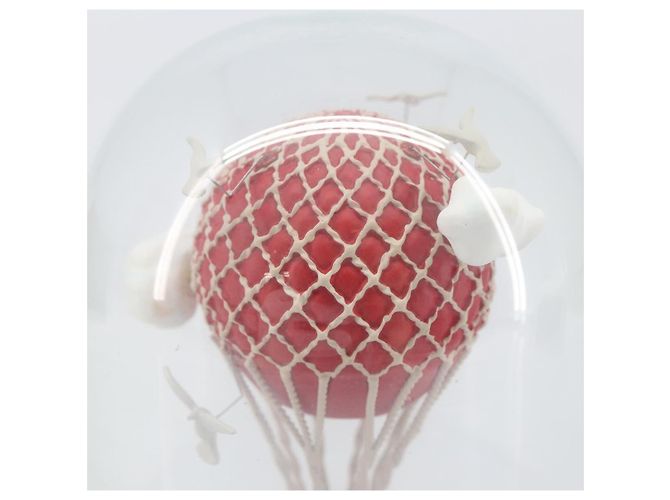 LOUIS VUITTON Balloon Snow Globe Glass Red LV Auth 196995 - view 11