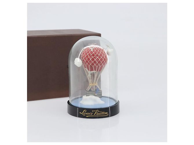 LOUIS VUITTON Balloon Snow Globe Glass Red LV Auth 196995 - view 12