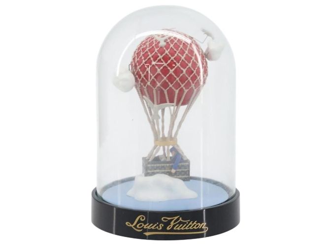 LOUIS VUITTON Balloon Snow Globe Glass Red LV Auth 196995 - view 13