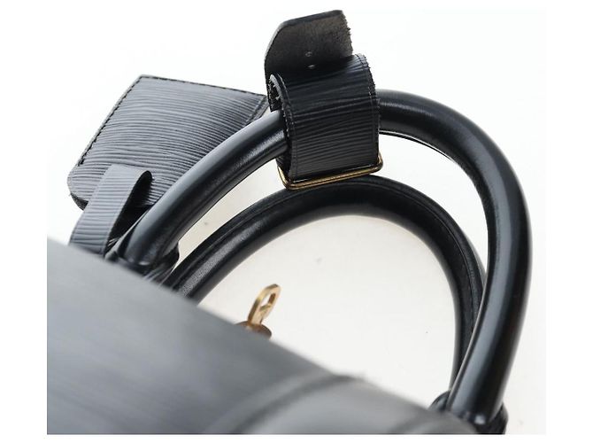 LOUIS VUITTON Epi Keepall 45 Boston Bag Black M42972 LV Auth 199574V Nero - vista 14