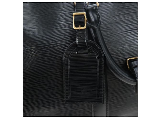 LOUIS VUITTON Epi Keepall 45 Boston Bag Black M42972 LV Auth 199574V Nero - vista 19