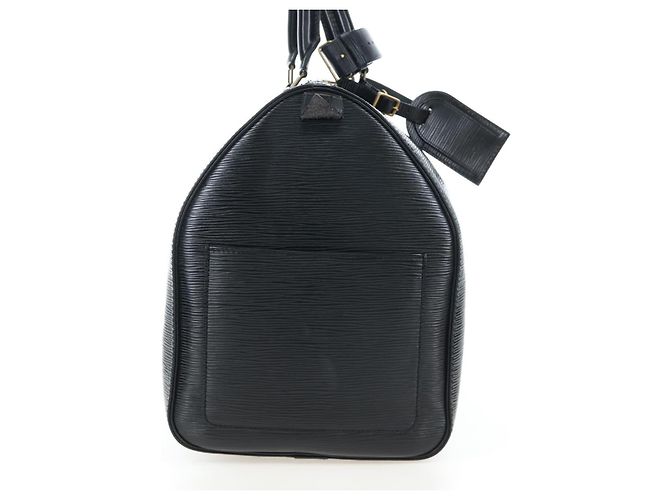 LOUIS VUITTON Epi Keepall 45 Boston Bag Black M42972 LV Auth 199574V Nero - vista 4
