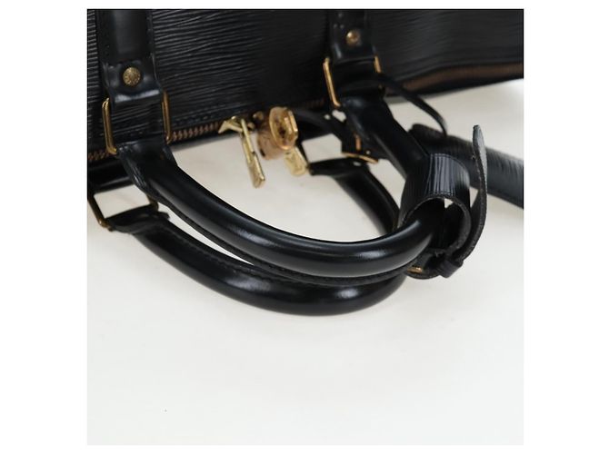 LOUIS VUITTON Epi Keepall 45 Boston Bag Black M42972 LV Auth 199574V Nero - vista 7