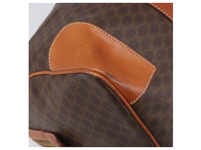 Céline CELINE Macadam Boston Bag PVC Leather Brown Gold Tone Auth 196408A - view 17