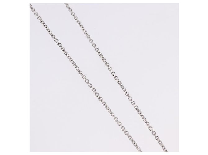 Collana Christian Dior metallo Silver Auth ka5906 Argento - vista 5