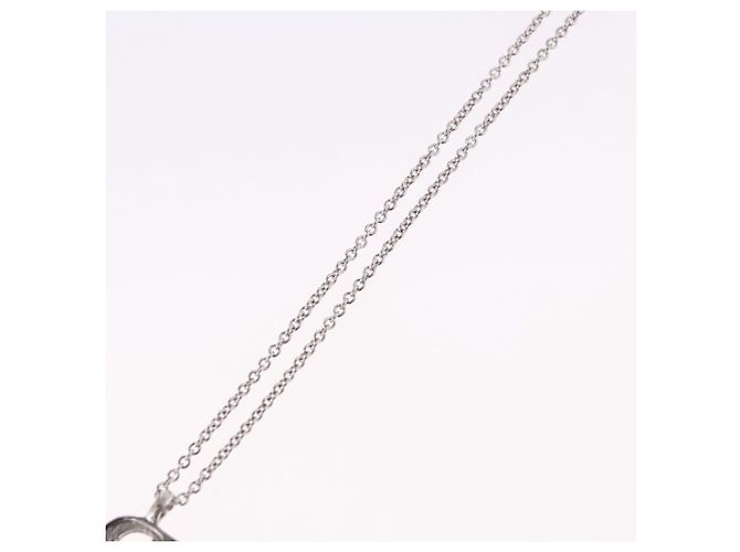 Collana Christian Dior metallo Silver Auth ka5906 Argento - vista 9
