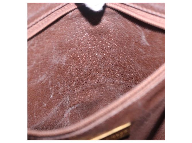 Borsa a mano Burberrys Nova Check PVC Beige Gold Auth 197676 D'oro - vista 12