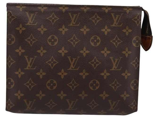 LOUIS VUITTON Monogram Poche Toilette 26 Pouch M47542 LV Auth 197629 Monogramma - vista 13