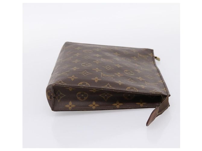 LOUIS VUITTON Monogram Poche Toilette 26 Pouch M47542 LV Auth 197629 Monogramma - vista 4