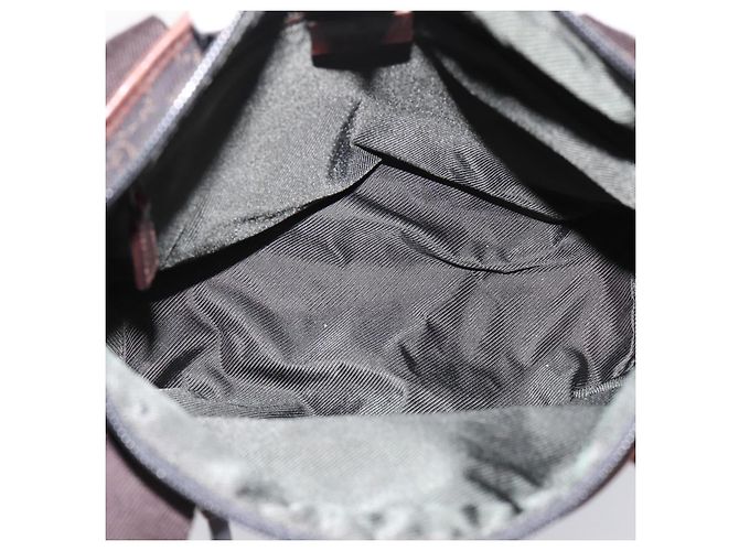 Borsa a mano GUCCI GG Canvas Nero Argento 28893 Auth 197671 - vista 11