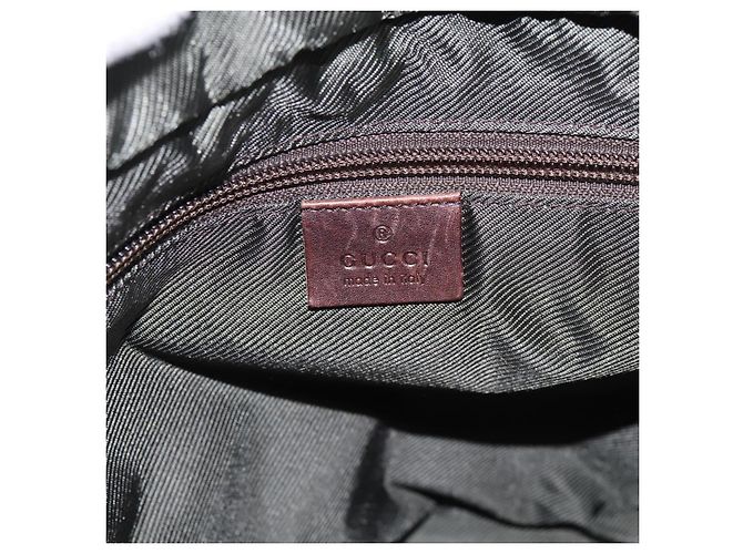 Borsa a mano GUCCI GG Canvas Nero Argento 28893 Auth 197671 - vista 17