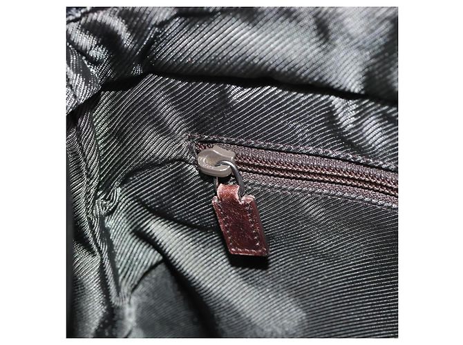 Borsa a mano GUCCI GG Canvas Nero Argento 28893 Auth 197671 - vista 20