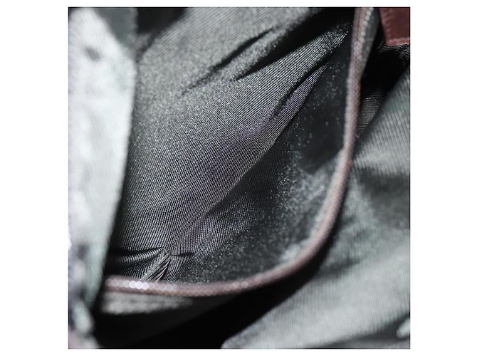 Borsa a mano GUCCI GG Canvas Nero Argento 28893 Auth 197671 - vista 21