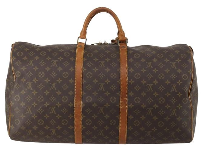 LOUIS VUITTON Monogram Keepall 60 Boston Bag M41422 LV Auth 199681 Monograma - vista 2