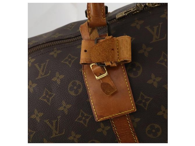 LOUIS VUITTON Monogram Keepall 60 Boston Bag M41422 LV Auth 199681 Monograma - vista 20