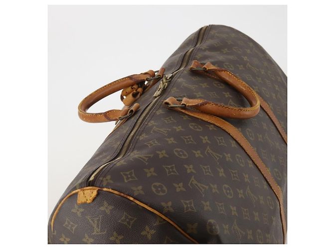 LOUIS VUITTON Monogram Keepall 60 Boston Bag M41422 LV Auth 199681 Monograma - vista 6