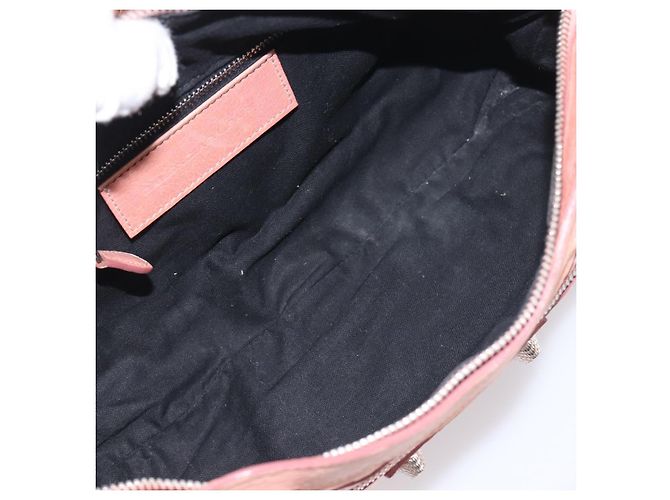 Borsa BALENCIAGA Giant The First in pelle 2way Rosa Argento 240577 Auth 197329V - vista 11