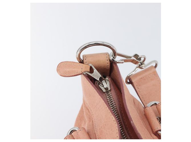 Borsa BALENCIAGA Giant The First in pelle 2way Rosa Argento 240577 Auth 197329V - vista 20