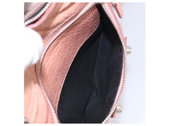 Borsa BALENCIAGA Giant The First in pelle 2way Rosa Argento 240577 Auth 197329V - vista 26