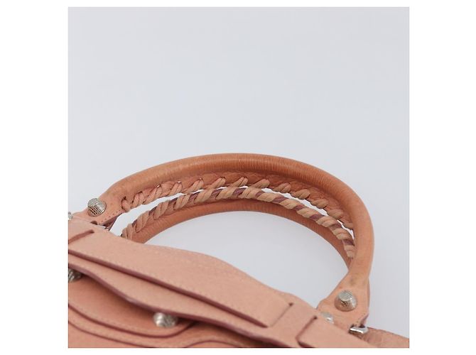 Borsa BALENCIAGA Giant The First in pelle 2way Rosa Argento 240577 Auth 197329V - vista 8
