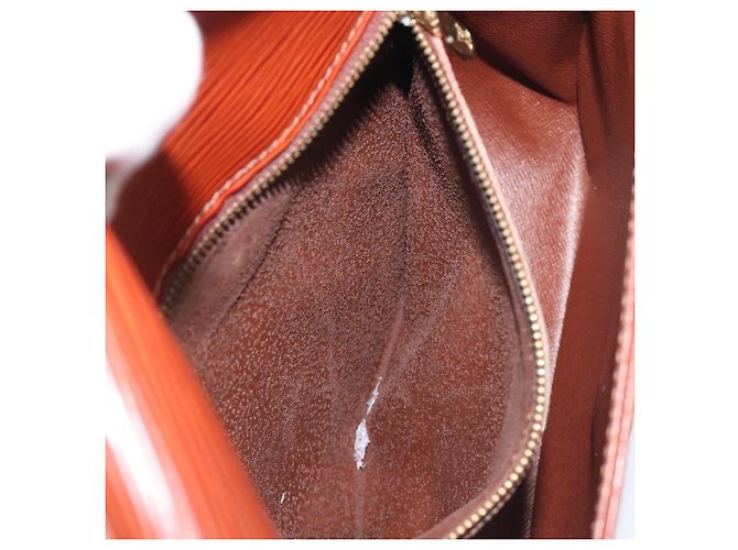 Borsa a tracolla LOUIS VUITTON Epi Saint Cloud GM Brown M52193 LV Auth BA15091 Marrone - vista 11
